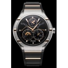 Piaget Polo FortyFive Perpetual Calendar Titanium/Pink Gold Watch