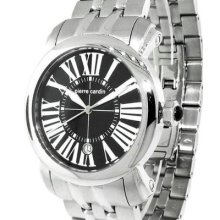 Pierre Cardin Mens Montre Homme Stainless Quartz Watch Black Pc067511003