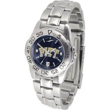 Pitt University Panthers Ladies Stainless Steel Dress Watch