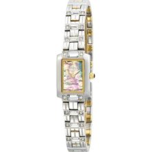 Pulsar Women's PEGD45 Genuine Crystal Accented MOP Watch