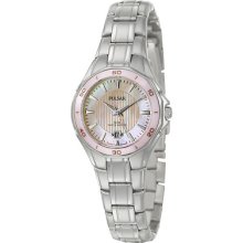 Pulsar Women's Stainless Steel Dress Sport Watch ...