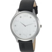 Puma Pu102691001 Slim Rim White Black Watch