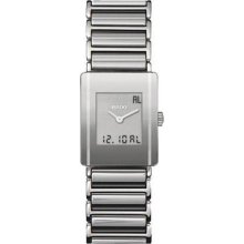 Rado Integral Platinum Toned Ceramic Midsize Watch R20664152