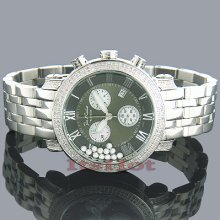 Rainbow JoJo Watch with Diamond Bezel, 1.75ct, Silver