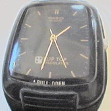 Rare Flip Top Casio Lcd Analog Calculator Watch 4u2fix