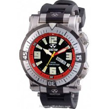 Reactor Poseidon Black Red Dial 1000 Meters Day Date 2 55801