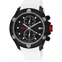 Red Line Men's Carbon Brake Chronograph Black Dial White Silicone