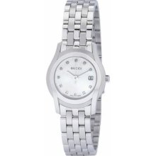 Retail $1250 Gucci Women's Class Timeless Silver Stainless Steel Watch