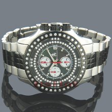 Richard Co Watches Mens Chronograph Diamond Watch 1ct