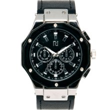 River Island Hexagon Watch Black