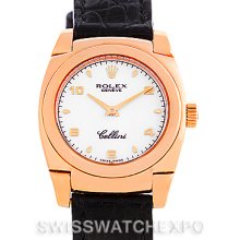 Rolex Cellini Cestello Ladies 18k Rose Gold Watch 5310