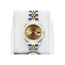 Rolex Datejust 79173 Two Tone Champagne Dial on Jubilee Bracelet