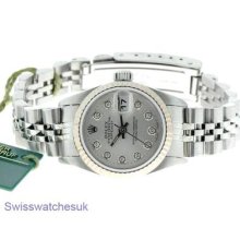 Rolex Datejust Steel Diamond Watch Automatic Shipped From London,uk, Contact Us