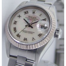 Rolex Lady Datejust 26mm Pink Decorated Mother of Pearl 79174