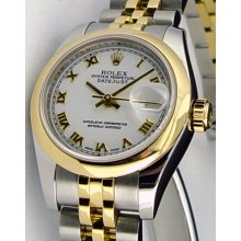 Rolex Lady Datejust White Roman 26mm 179163 WATCH CHEST