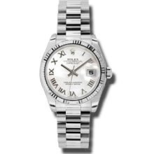 Rolex Lady White Gold President 31mm 178279 mopr