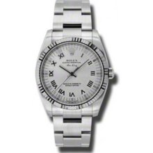 Rolex Watches AirKing White Gold Fluted Bezel 114234 sro