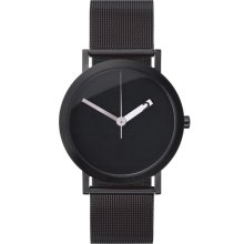 Ross McBride: Extra Normal Watch Grande - Black Steel Mesh Band