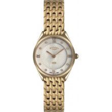 Rotary Gold Plated Bracelet LB08003/41 Watch