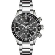 Rotary Men`s Les Originales Chronograph Watch W/ Black Dial