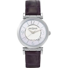 Saint Honore Women's 752011 1ALPBN Opera Lilac Two-Tone Dial Leat ...