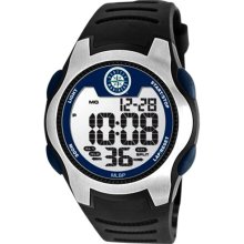 Seattle Mariners wrist watch : Seattle Mariners Training Camp Watch - Silver/Black