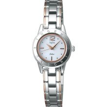 Seiko Ahjd028 Alba Solar White Ladies Watch