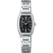 Seiko Ahjd033 Alba Ingenu Solar Black Ladies Watch