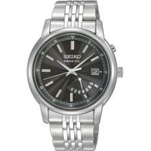 Seiko Men`s Kinetic Watch W/ Retrograde Indicator