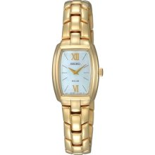 Seiko Womens Gold-Tone Solar Watch