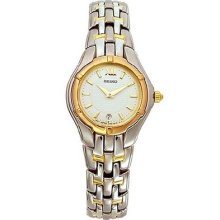 Seiko Women's Two-tone Stainless Steel Casual Analog Watch Swb030