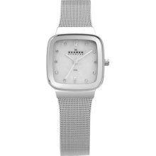 Skagen 3-Hand with Glitz Steel Mesh Women's watch #658SSS