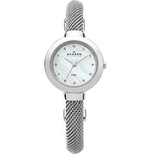 Skagen 3-Hand with Glitz Steel Mesh Women's watch #107SSCS1