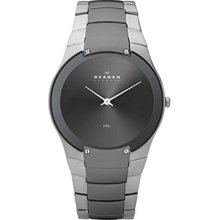 Skagen Denmark Men's Charcoal & Silver Watch Men's