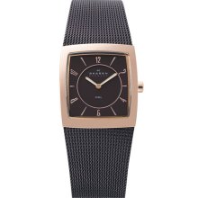 Skagen 'Mesh' Square Case Watch