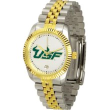 South Florida Bulls USF Mens Steel Executive Watch