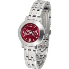 Southern Illinois Salukis Women's Modern Stainless Steel Watch