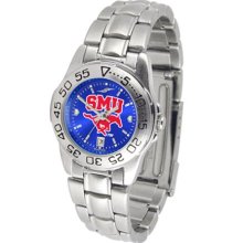 Southern Methodist Mustangs SMU Womens Anochrome Watch