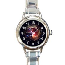 Space ver1 Round Italian Charm Watch 17