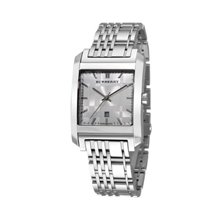 Square Silver Dial Men Watch