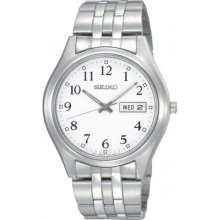 Stainless Steel Dress Qaurtz White Dial