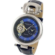 Stuhrling Emperor Open Heart Dual Time Watch 127J.3315C6