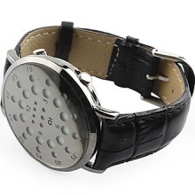 Stylish 31 LED Digit Watch Wrist (Roundness)