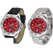 Suntime Louisville Cardinals Sport AnoChrome Watch