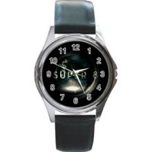 Super 8 Unisex Silver-Tone Round Metal Watch 02