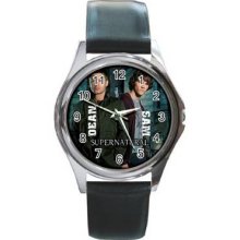 Supernatural Unisex Silver-Tone Round Metal Watch 20