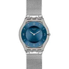 Swatch SFM120M Metal Knit Blue Dial Women's Watch