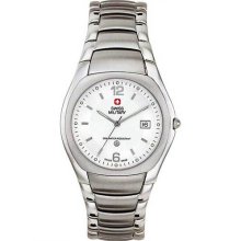 Swiss Military 06-5082-04-001 Academy Silver Dial Bracelet Men's Watch