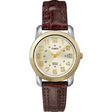 T2N436 Timex Ladies Classics Champagne Brown Watch