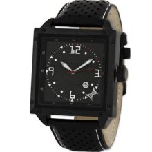 Tapout Concorde Black Square Dial Black Band Watch Xwa3458